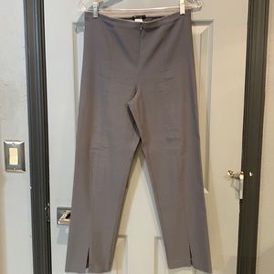 MESMERIZE size 12 GRAY PANTS with front ANKLE SLIT,